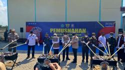 Rokok Ilegal Senilai Rp13,5 Miliar Dibakar di Sidoarjo, Peredarannya Masih Mengkhawatirkan