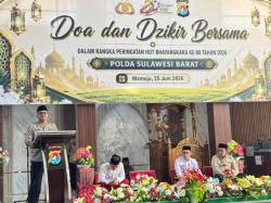 Polda Sulawesi Barat Gelar Zikir, Kapolda: Jadi Momen Introspeksi Pelaksanaan Tugas