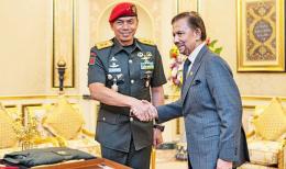 Sultan Brunei Hassanal Bolkiah Terima Kunjungan Danjen Kopassus Mayjen Deddy Suryadi