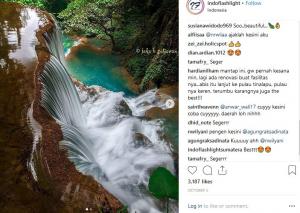 Air Terjun Salodik Di Sulteng Terlihat Eksotis Bebatuannya Berundak