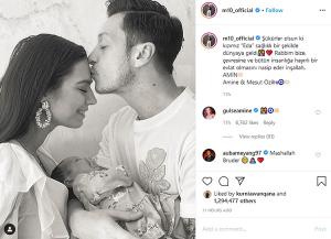 Mesut Ozil Jadi Ayah Istrinya Amine Gulse Melahirkan Bayi Perempuan