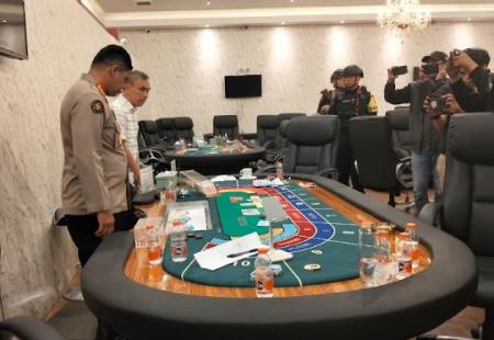 Kasino di Kosambi Bandung Digerebek Polisi, 63 Orang Diamankan