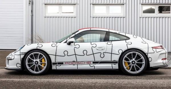 Porsche 911 R Bermotif Puzzle