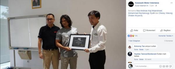 Pemilik Kawasaki H2 Carbon