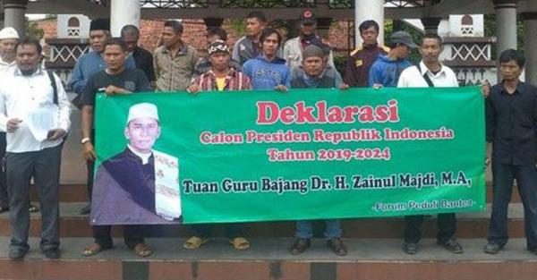 Masyarakat Banten Dorong Tuan Guru Bajang Jadi Capres