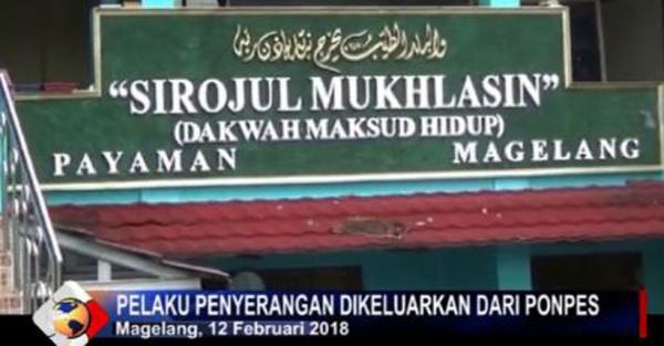 Pelaku Penyerangan Gereja Santa Lidwina Pernah Mondok Di Magelang