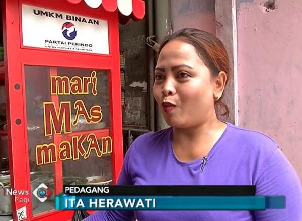 Perindo Berikan Bantuan Gerobak UMKM Gratis