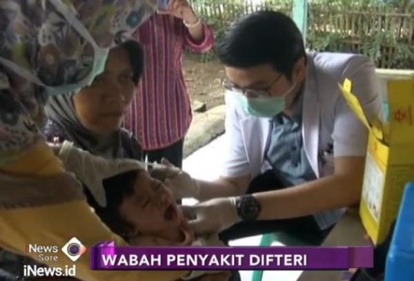 Antisipasi Difteri, Sejumlah Daerah Berikan Imunisasi Gratis