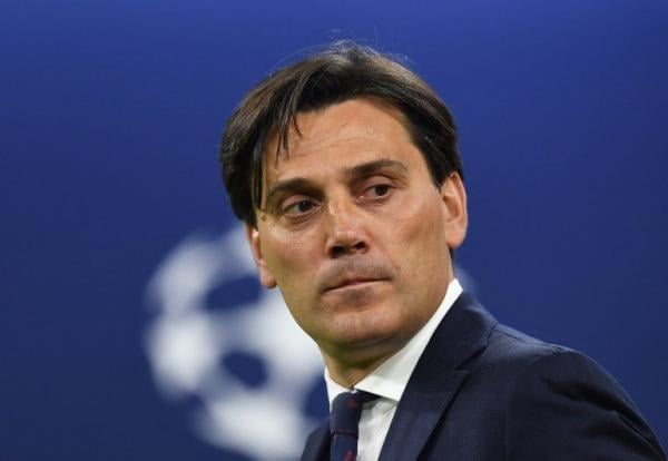 Pelatih Fiorentina Vincenzo Montella. (Foto: Filippo MONTEFORTE/AFP)