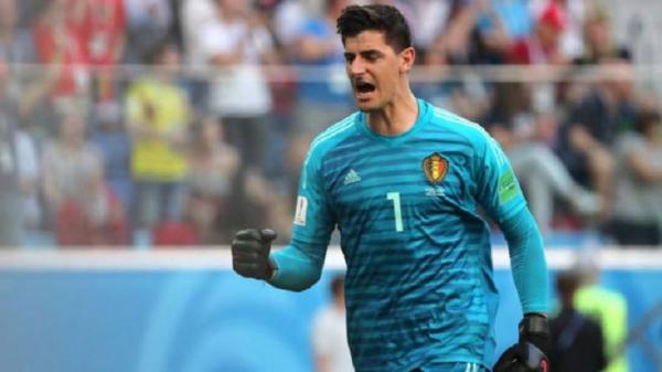 Kiper Real Madrid Thibaut Courtois. (Foto: AFP)