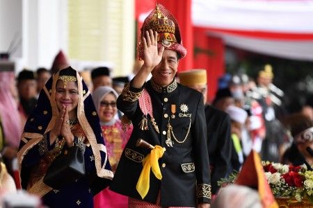 Kenakan Baju Adat Aceh, Jokowi: Spiritnya Harus Optimistis