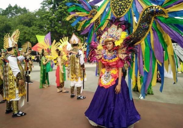Kemeriahan di acara Festival Pesona Lokal (FPL) di Gelora Bung Karno, Minggu (11/11/2018). (Foto: iNews/Siska)