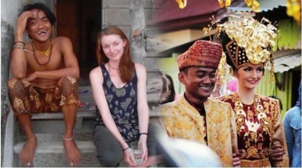 Bayu Kumbara dan Jennifer Brocklehurst (Foto: video tribunnews.com)