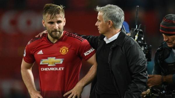 Luke Shaw 1 Bek kiri Manchester United Luke Shaw meninggalkan lapangan lebih cepat karena cedera saat menghadapi Everton di Goodison Park, Sabtu (7/11/2020). (Foto: