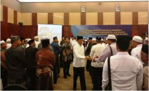 Jokowi di Aceh (Fakhrizal Fakhri/Okezone)