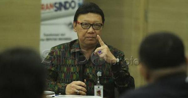 Mendagri Tjahjo Kumolo (Foto: Sindo)