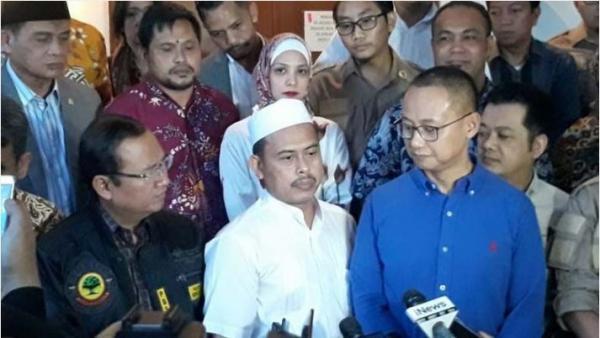 Ketua Presidium Alumni (PA) 212, Slamet Ma'arif. (Foto: iNews.id/ Felldy Utama)