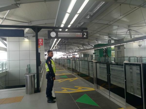 Stasiun MRT Jakarta di Bundaran HI. (Foto: iNews.id/Wildan Catra Mulia)