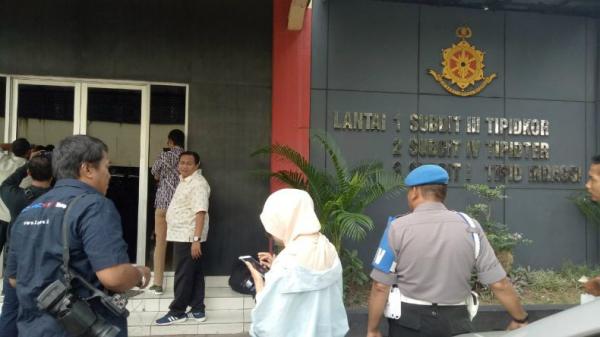 Suasana di Polda Jatim, Jumat (15/3/2019). (Foto: iNews.id/ Ihya Ulumuddin)