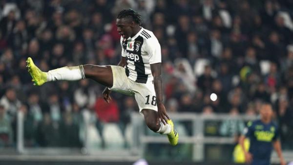 Penyerang Everton, Moise Kean (Foto: Okezone)