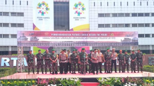 Amankan Pemilu 2019, TNI-Polri Terjunkan 38.000 Personel