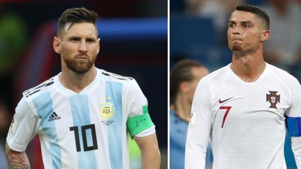 Kapten Timnas Argentina Lionel Messi (kiri), dan kapten Timnas Portugal Cristiano Ronaldo (kanan) dianggap sebagai dua pesepak bola terhebat di era modern. (Foto-foto: 90min.com)