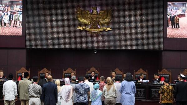 Sidang PHPU Pilpres 2019 di MK. (Foto: Antara)