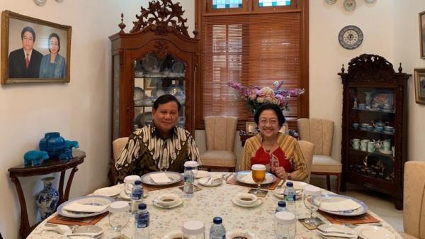 Pertemuan Megawati Soekarnoputri dengan Prabowo Subianto di kediaman Mega, Jalan Teuku Umar, Menteng, Jakarta Pusat, Rabu (24/7/2019). (Foto: Istimewa)