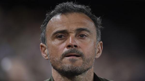 Pelatih Barcelona, Luis Enrique (Foto: Twitter @FCB)