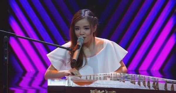 Nyanyi sambil Main Guzheng, Vien Audrey Dapat Standing Ovation dari 3 Coach TVI