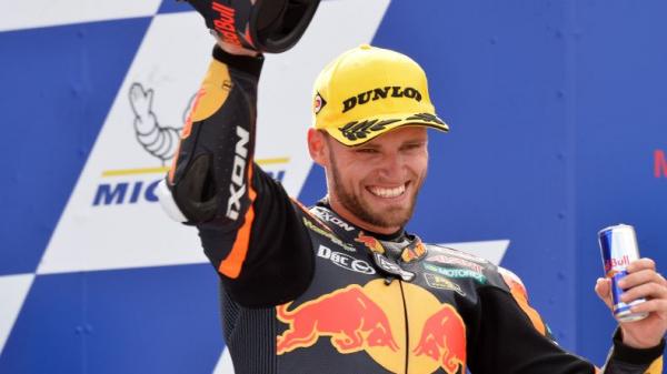 Brad Binder Pembalap KTM, Brad Binder. (Foto: JOSE JORDAN/AFP)