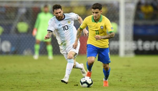 Argentina Vs Brasil Duel babak pertama Argentina vs Brasil di final Copa America 2021, Minggu (11/7/2021) pagi WIB selesai digelar.