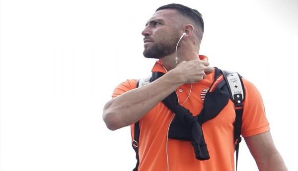 Penyerang Persija Jakarta Marko Simic menjadi tumpuan ketika timnya menghadapi Persipura Jayapura pada pekan ke-29 Liga 1 2019 di Stadion Gelora Bung Karno, Kamis (28/11/2019). (Foto: Instagram@persijajkt)