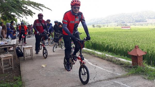  Komunitas  Sepeda  Brompton  di Yogya Hilangkan Kesenjangan 