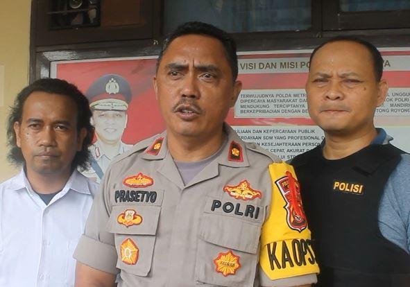 Kapolsek Sawangan Kompol Suprasetyo, Selasa (31/12/2019) (Foto: iNews/ Rizky)