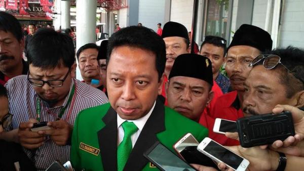 Ketua Umum PPP Muhammad Romahurmuziy (Romy). (Foto: iNews.id/Aditya Pratama)