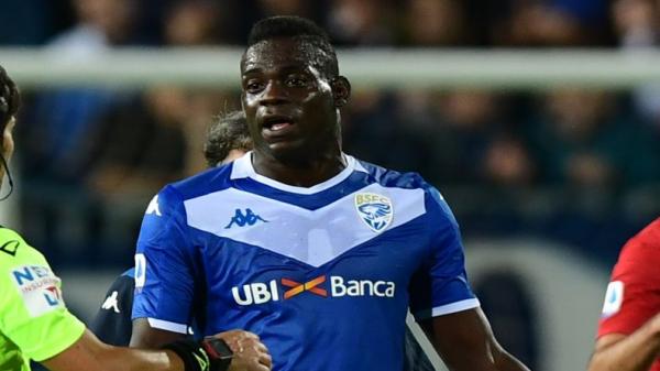 Mario Balotelli Penyerang Brescia Mario Balotelli. (Foto: AFP)