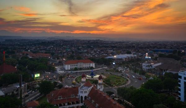 Lawang Sewu dari Ketinggian (dok. Pemkot Semarang)