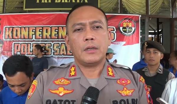 Kapolres Salatiga AKBP Gatot Hendro, Senin (13/1/2020) (Foto: iNews/ Lurisa)