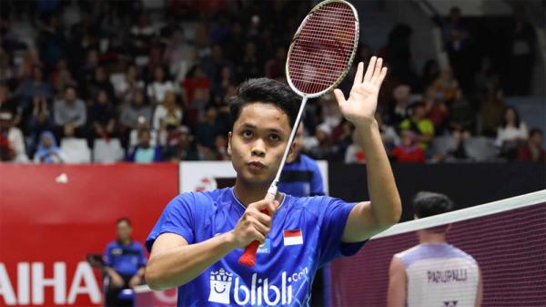 Ini Lawan Favorit Anthony Sinisuka Ginting di Tiap Turnamen Bulutangkis