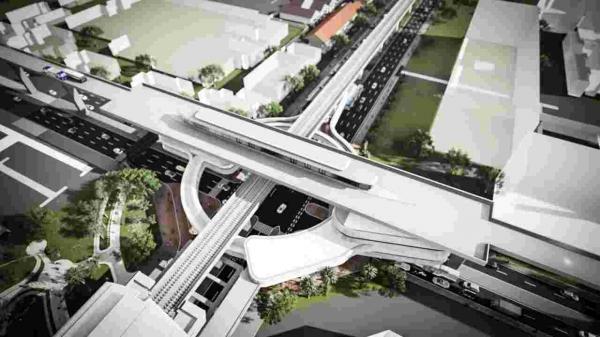 Maket ingrasi fasilitas integrasi Halte Transjakarta CSW dan Stasiun MRT ASEAN di Kebayoran Baru. (Foto: Istimewa)