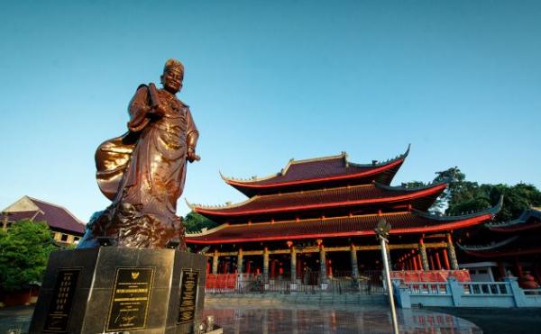 Patung Cheng Ho di Sam Po Kong, (Foto: dok. Pemkot Semarang)