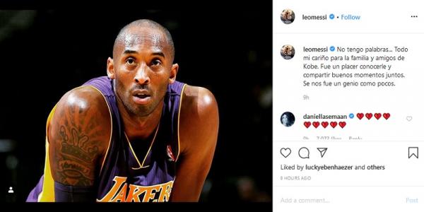 Instagram Lionel Messi.