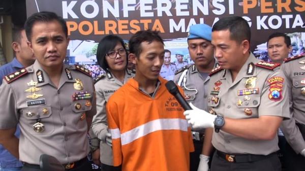 Video Tukang Bubur di Malang Todongkan Parang di Minimarket Viral