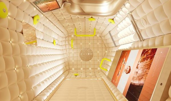 konsep rumah luar angkasa di bagian dalam (Foto: Axiom)