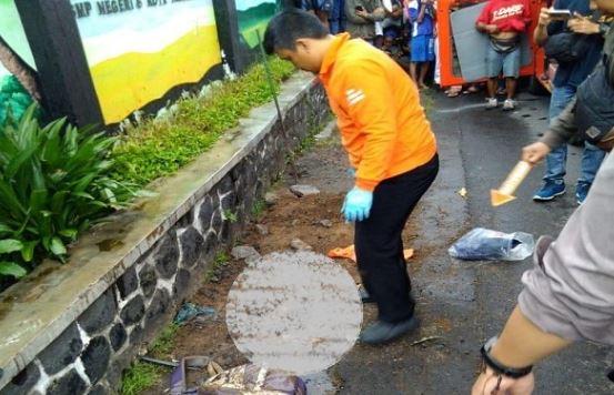 Gorong-gorong TKP ditemukannya Delis Foto: SIndonews