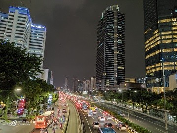 Hasil kamera belakang ROG Phone 2 saat malam hari (Foto: iNews.id/Dini)