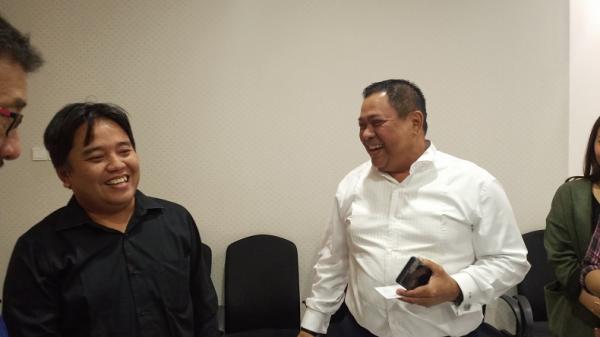 bupati dairi 2 Bupati Dairi, Eddy Keleng Ate Berutu berkunjung ke redaksi iNews.id di iNews Tower, Jalan Kebon Sirih, Jakarta Pusat, Selasa (4/2/2020). (Foto: iNews.id/Rizki Maulana)