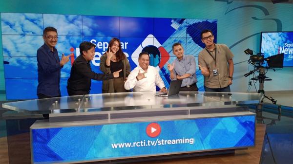 bupati dairi 5 Bupati Dairi, Eddy Keleng Ate Berutu berkunjung ke redaksi iNews.id di iNews Tower, Jalan Kebon Sirih, Jakarta Pusat, Selasa (4/2/2020). (Foto: iNews.id/Rizki Maulana)