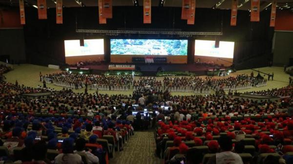 Rapat Koordinasi Nasional Penanggulangan Bencana (Rakornas PB) 2020 di Sentul International Convention Center, Sentul pada Selasa (4/1/2020). (Foto: Istimewa).